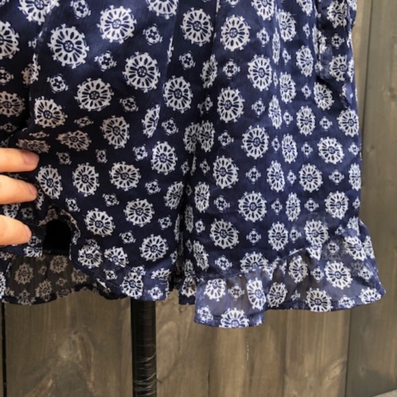 Band Of  Gypsies Blue Romper Sz M - Picture 10 of 11